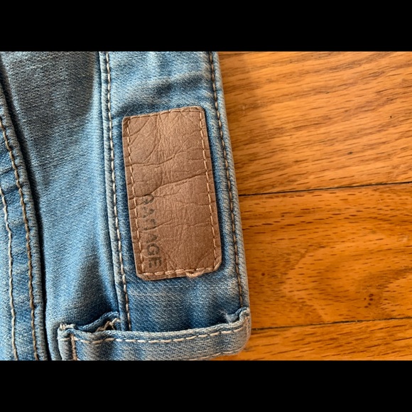 Garage light blue jegging size 9. Stretchy - Picture 3 of 4